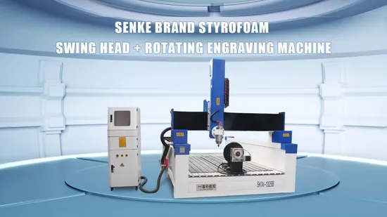 4-осевая статуя из пенополистирола, 3D-резка, гравировка, пенопласт, фрезерный станок с ЧПУ для пенополистирола EPS