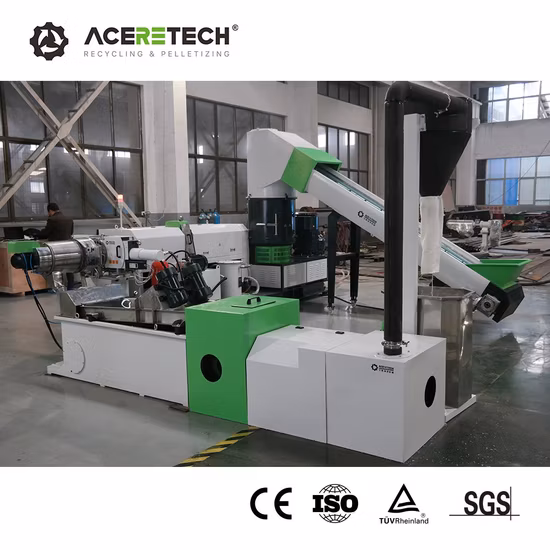 EPS Epet Foam Recycle Granulierextrumermachine
