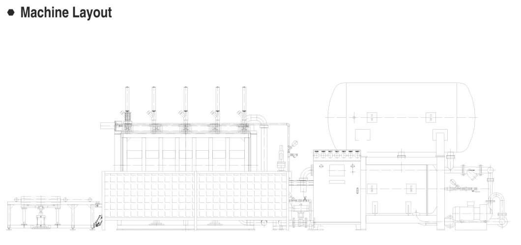 EPS Block Moulding Machine with Automatic Foaming