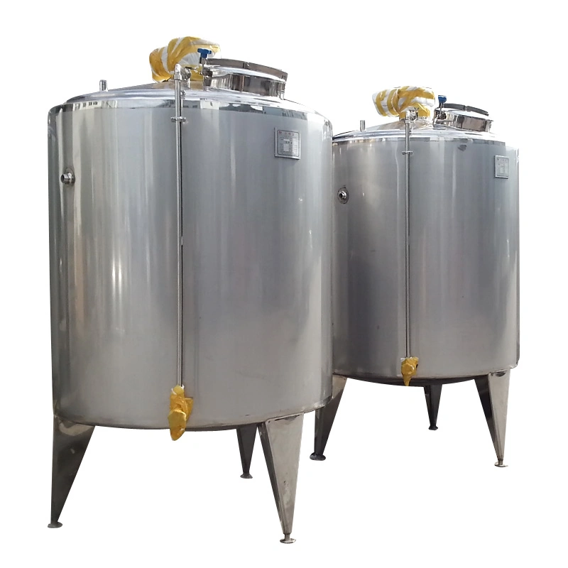 Food Sanitary Stainless Steel 1000L Steam Milk Fermenting Tank